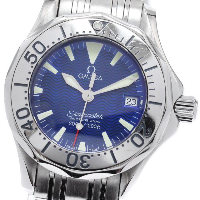オメガ OMEGA 2283.80 シーマスター300ｍ デイト クォーツ レディース _945851