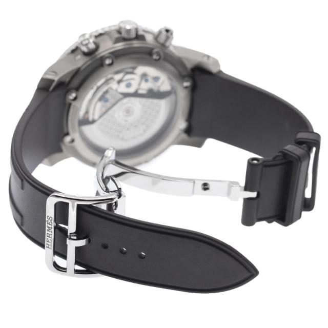 ベルト訳あり エルメス HERMES CP2.941 クリッパー メカニックダイバー クロノグラフ 自動巻き メンズ 箱・保証書付き_949012_3