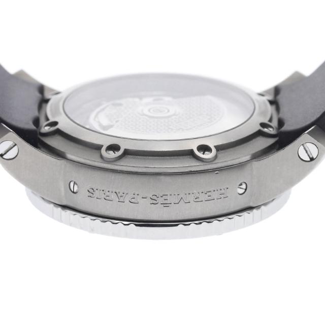 ベルト訳あり エルメス HERMES CP2.941 クリッパー メカニックダイバー クロノグラフ 自動巻き メンズ 箱・保証書付き_949012_6