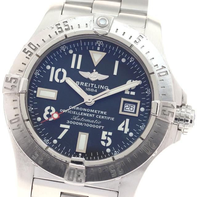 ブライトリング BREITLING A17330 アベンジャー シーウルフ デイト 自動巻き メンズ _957325
