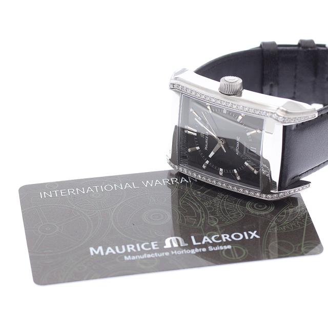 モーリスラクロア MAURICE LACROIX PT6247-SD501-350 ポントス レクタンギュラー デイト サイドダイヤ 自動巻き メンズ 保証書付き_961595_1