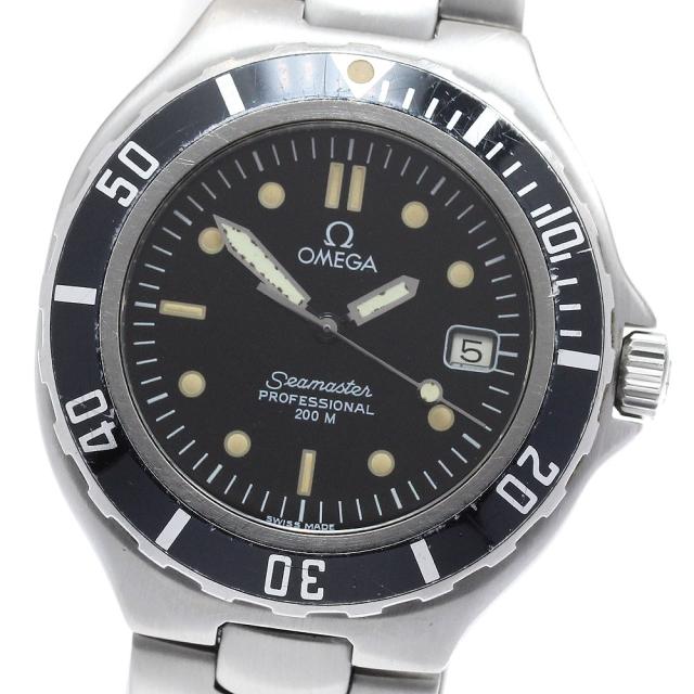 オメガ OMEGA シーマスター200ｍ デイト クォーツ メンズ _957444