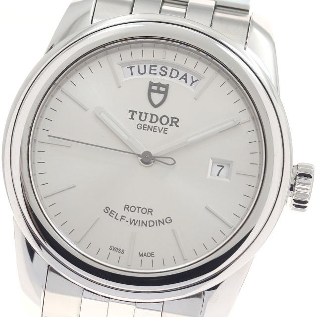 チュードル TUDOR 56000 グラマー デイトデイ 自動巻き メンズ 美品 保証書付き_952764