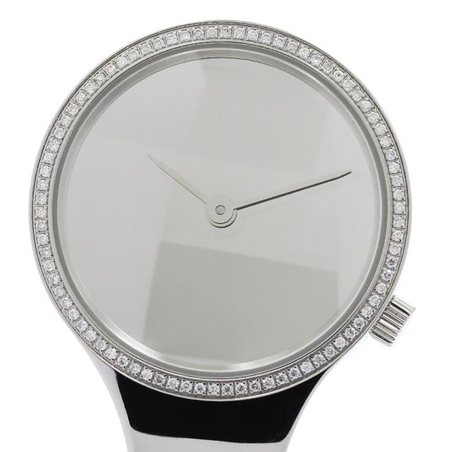 ジョージジェンセン Georg Jensen ヴィヴィアンナ ダイヤベゼル クォーツ レディース 良品 箱付き_960247