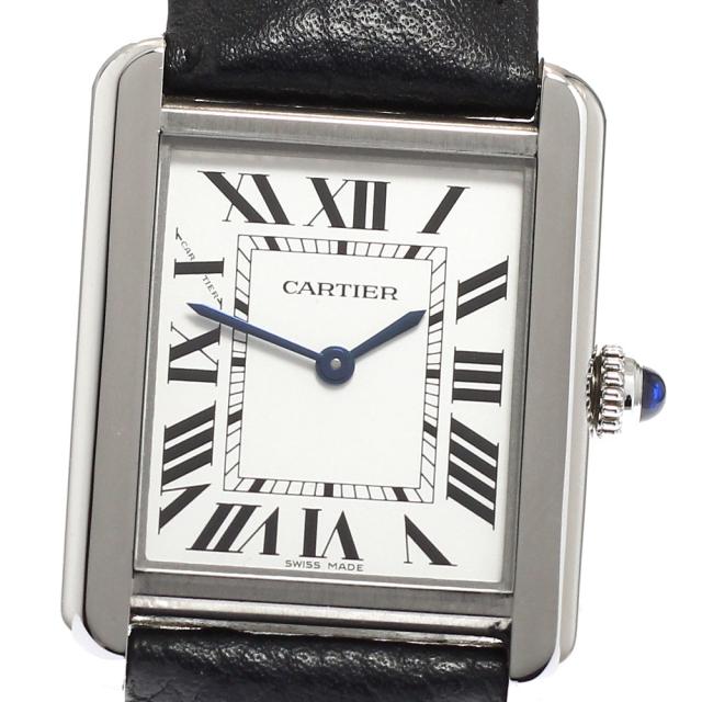 カルティエ CARTIER WSTA0030 タンクソロSM クォーツ レディース 保証書付き_960855