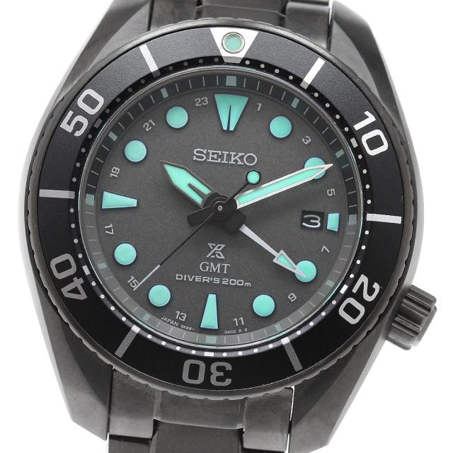 セイコー SEIKO SBPK007/5K65-0AA0 プロスペックス ダイバー GMT ソーラー メンズ 良品 箱・保証書付き_961589