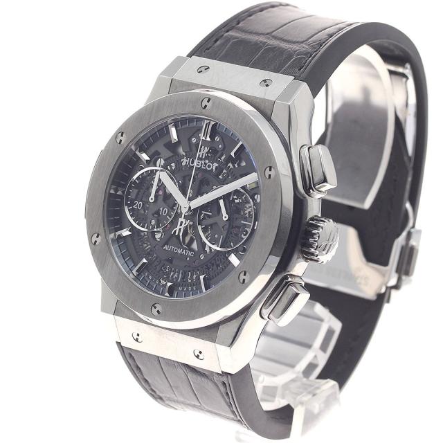 ウブロ HUBLOT 525.NX.0170.LR クラシック フュージョン アエロ デイト クロノグラフ チタニウム 自動巻き メンズ 保証書付き_960984_2