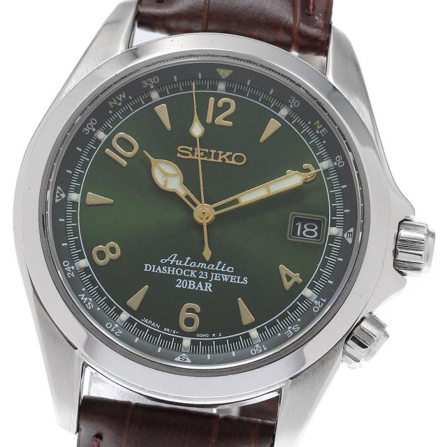 セイコー SEIKO SARB017/6R15-00E0 メカニカル アルピニスト デイト 自動巻き メンズ _961113