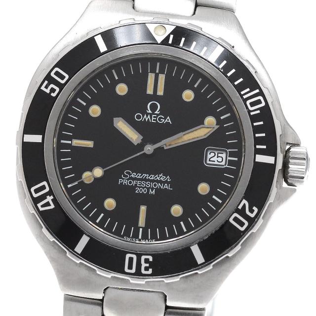 オメガ OMEGA シーマスター200ｍ デイト クォーツ メンズ _961188
