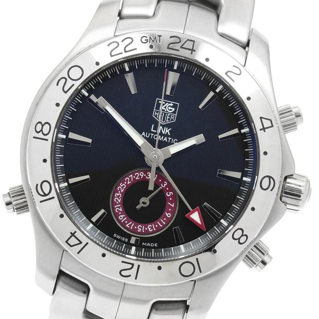 タグホイヤー TAG HEUER WJF2115 リンク GMT デイト 自動巻き メンズ 良品 _960052
