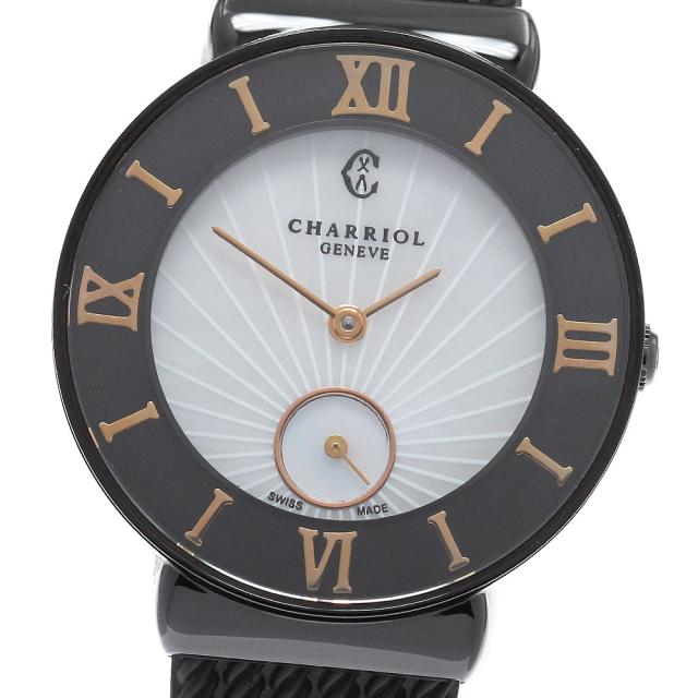 シャリオール CHARRIOL ST30.1 サントロペ スモールセコンド クォーツ レディース 良品 _962376 49,368円
