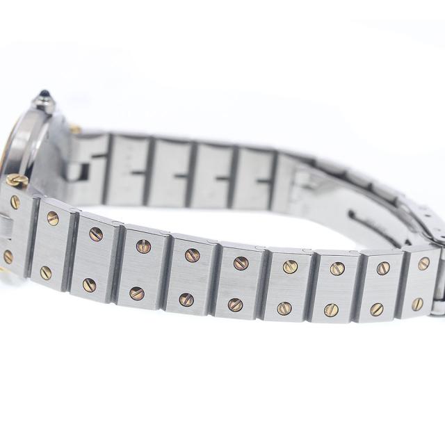 カルティエ CARTIER サントスラウンドSM YGベゼル クォーツ レディース _954285_3