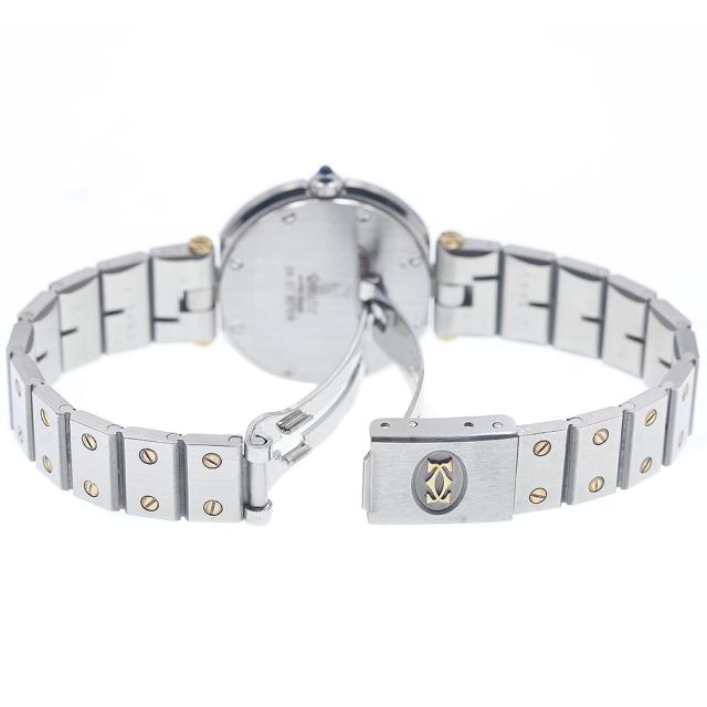 カルティエ CARTIER サントスラウンドSM YGベゼル クォーツ レディース _954285_2