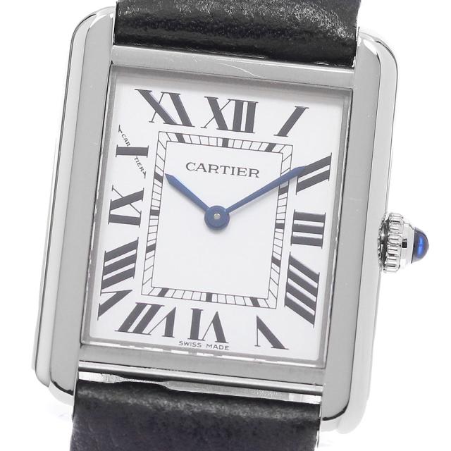 カルティエ CARTIER WSTA0030 タンクソロSM クォーツ レディース 保証書付き_961923