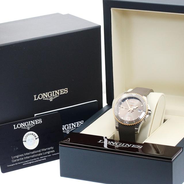 ロンジン LONGINES L3.780.3.78.9 ハイドロコンクエスト デイト 自動巻き メンズ 極美品 箱・保証書付き_963193_1