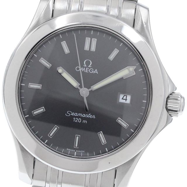 オメガ OMEGA 2511.43 シーマスター120 デイト クォーツ メンズ 保証書付き_959377