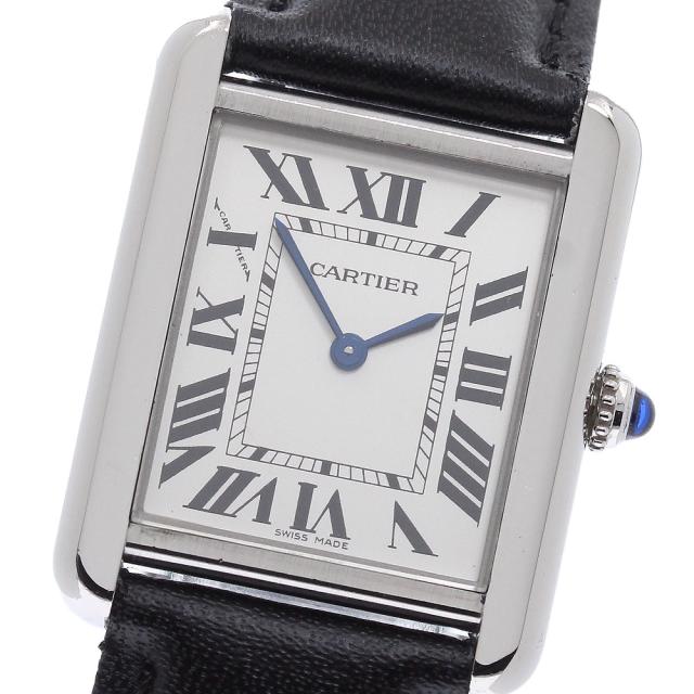 カルティエ CARTIER W5200005 タンクソロSM クォーツ レディース _961600