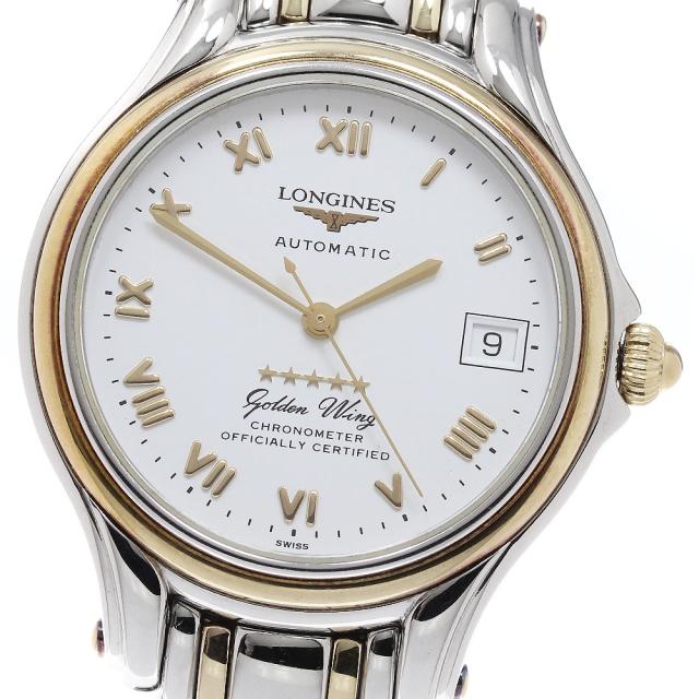 ロンジン LONGINES L3.609.5 ゴールデンウィング デイト 自動巻き メンズ _962739