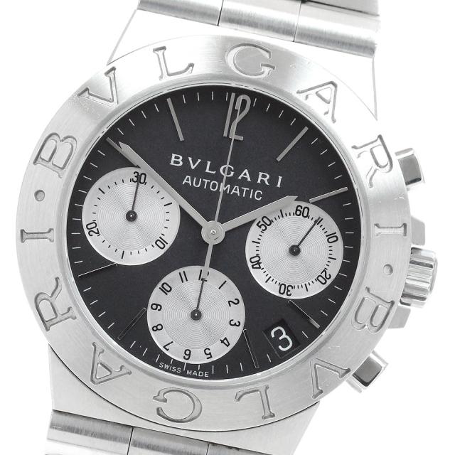 ブルガリ BVLGARI CH35S ディアゴノ スポーツ クロノグラフ デイト 自動巻き メンズ _963411