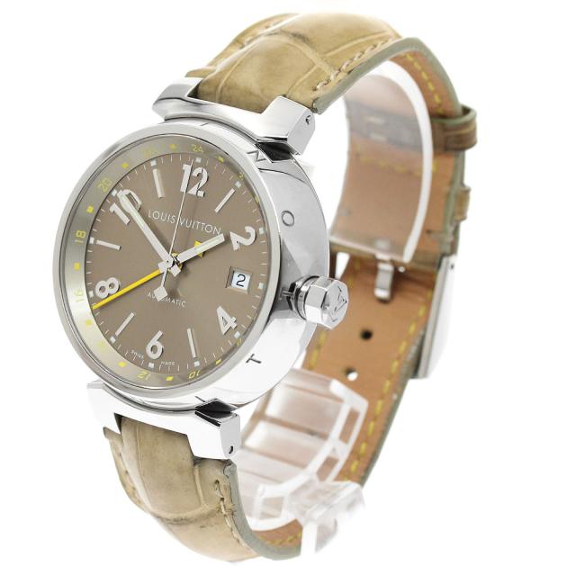 ルイ・ヴィトン LOUIS VUITTON Q1132 タンブール デイト GMT 自動巻き メンズ 良品 _962889_1