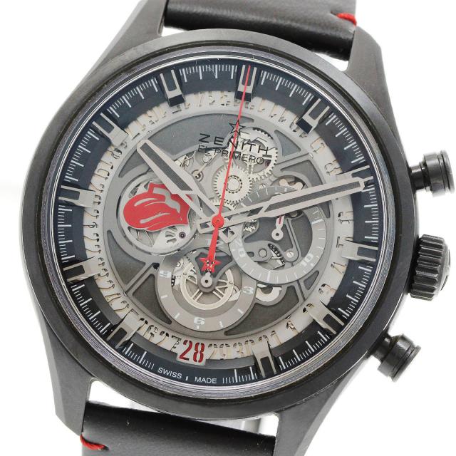 ゼニス ZENITH 49.2521.400/98.C755 エル プリメロ ザ・ローリング・ストーンズ 世界限定250本 自動巻き メンズ 良品 保証書付き_963137