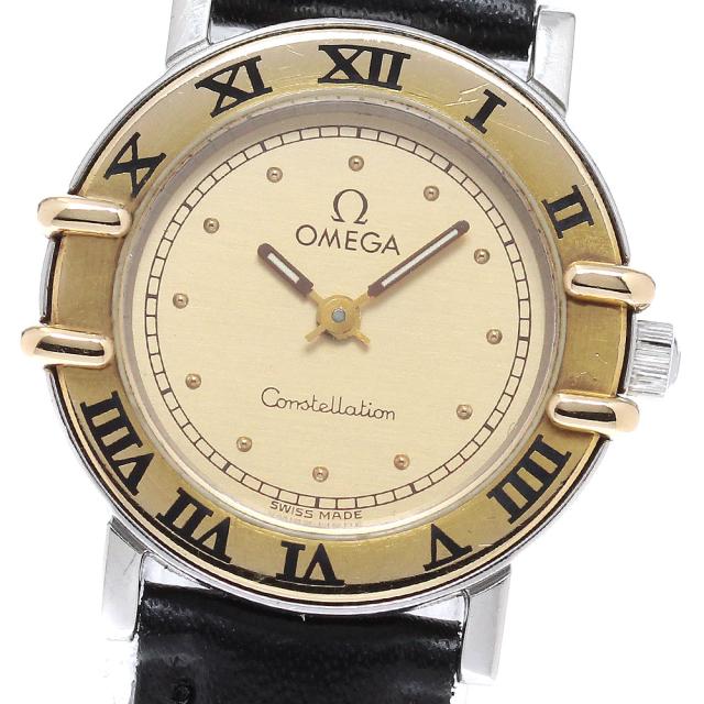 オメガ OMEGA コンステレーション YGベゼル クォーツ レディース _964934