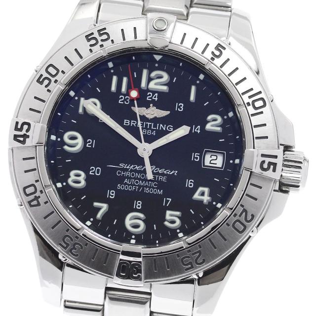 ブライトリング BREITLING A17360 スーパーオーシャン デイト 自動巻き メンズ _957774