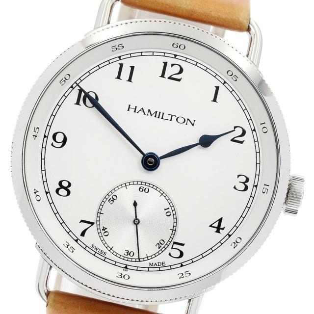 ハミルトン HAMILTON H787190 カーキネイビー パイオニア リミテッド 限定1892本 スモールセコンド 手巻き メンズ 箱・保証書付き_959699