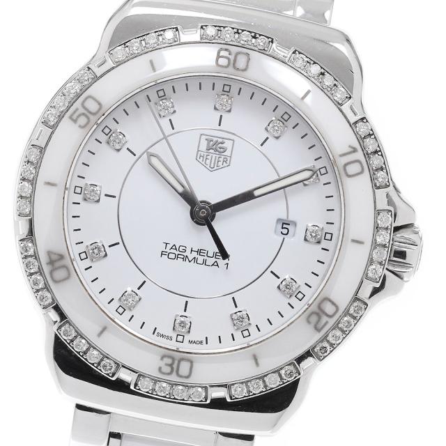 タグホイヤー TAG HEUER WAH1313 フォーミュラ1 12P ダイヤベゼル クォーツ レディース 保証書付き_962955