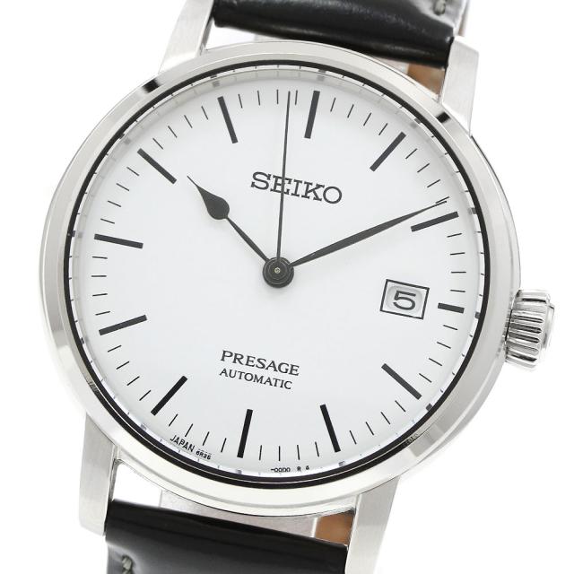 セイコー SEIKO 6R35-00F0/SARX065 プレサージュ 琺瑯ダイヤル 自動巻き メンズ 箱・保証書付き_963027