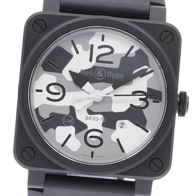 ベル＆ロス Bell＆Ross BR03-92-CBL デイト 自動巻き メンズ _965006