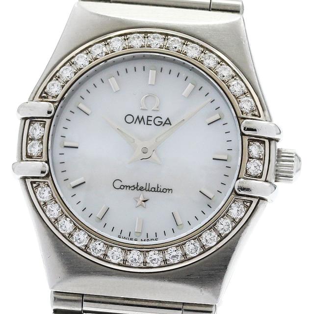 オメガ OMEGA 1466.71 コンステレーション ダイヤベゼル クォーツ レディース _943347