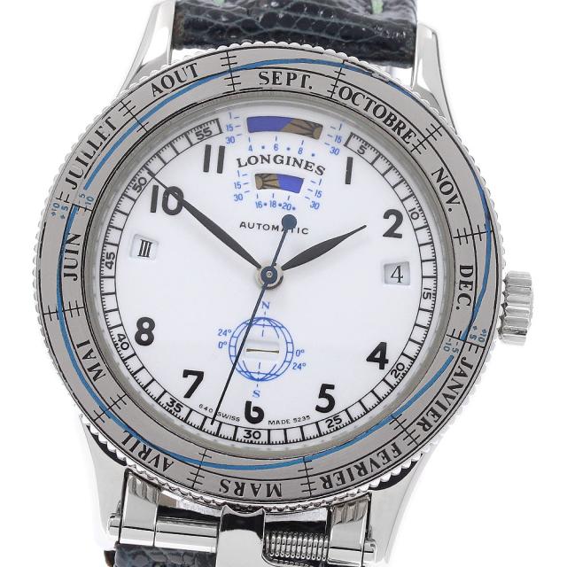 ロンジン LONGINES 5235 エフェメリド ソレイル デイト 自動巻き メンズ 保証書付き_965851