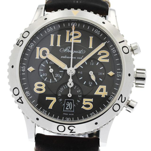 ベルト訳あり ブレゲ Breguet 3817 タイプXXI クロノグラフ デイト 自動巻き メンズ _965701