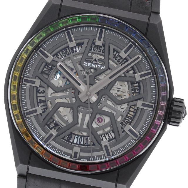ゼニス ZENITH 33.9002.670/96.R587 デファイ クラシック レインボー デイト 自動巻き メンズ 良品 保証書付き_966355 651,200円