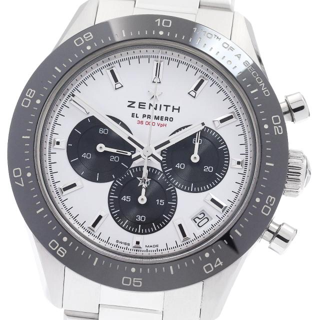 ゼニス ZENITH 03.3102.3600/02.M3100 クロノマスター スポーツ クロノグラフ 自動巻き メンズ 良品 保証書付き_959764
