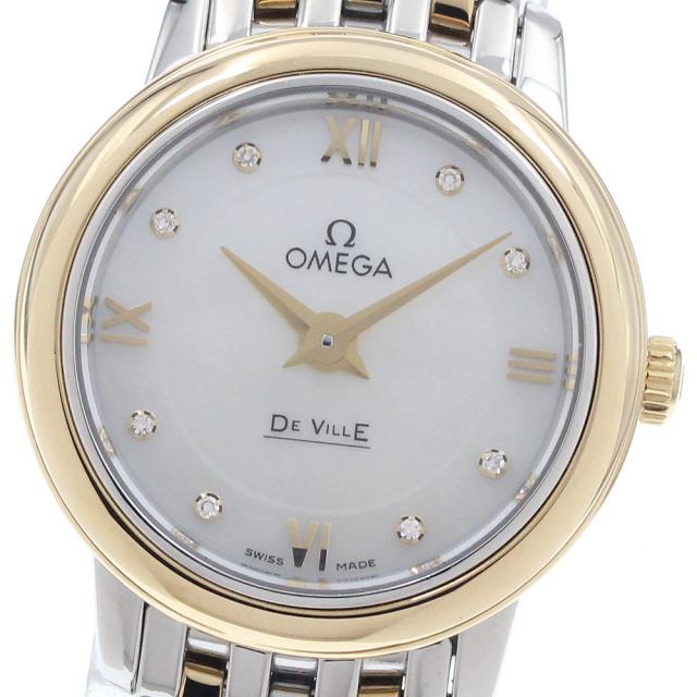 オメガ OMEGA 424.20.24.60.55.001 デビル プレステージ 8Pダイヤ クォーツ レディース 良品 _966442 148,390円