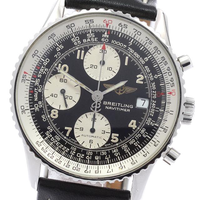 ブライトリング BREITLING A13022 オールドナビタイマー デイト クロノグラフ 自動巻き メンズ 保証書付き_958239