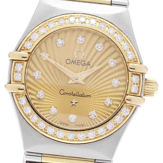 オメガ OMEGA 111.25.23.60.58.001 コンステレーション 160周年記念モデル 12P ダイヤベゼル クォーツ レディース _968375