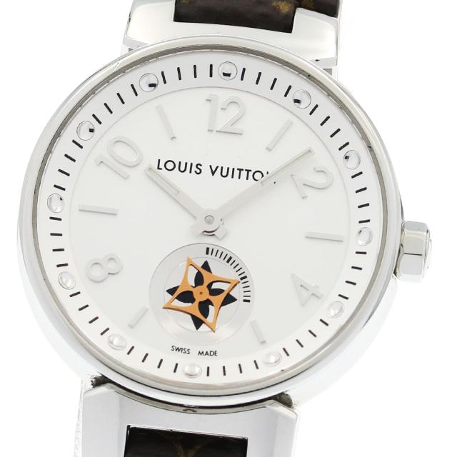 ルイ・ヴィトン LOUIS VUITTON Q8J10 タンブール ムーンスター クォーツ レディース 良品 _966653