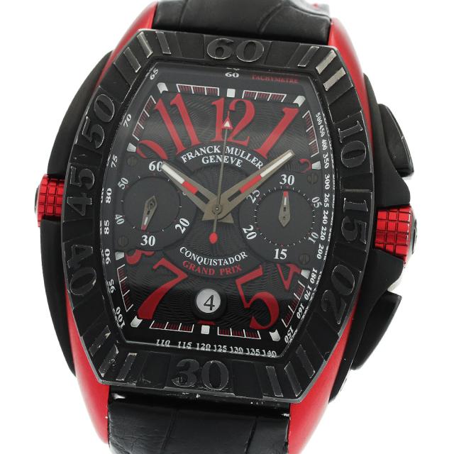 フランクミュラー FRANCK MULLER 8900CCGP コンキスタドール グランプリ クロノグラフ 自動巻き メンズ 内箱付き_967702