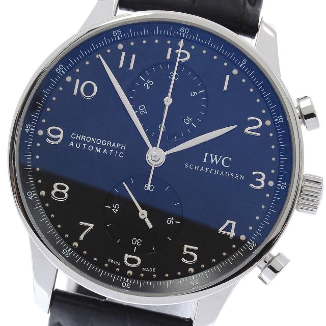 IWC IWC SCHAFFHAUSEN IW371447 ポルトギーゼ クロノグラフ 自動巻き メンズ 保証書付き_969096
