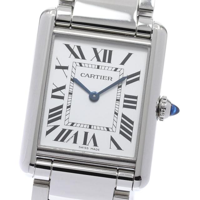 カルティエ CARTIER WSTA0106 タンクマスト LM クォーツ メンズ 良品 保証書付き_968944