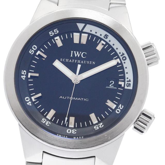 IWC IWC SCHAFFHAUSEN IW354801 アクアタイマー デイト 自動巻き メンズ 保証書付き_968378