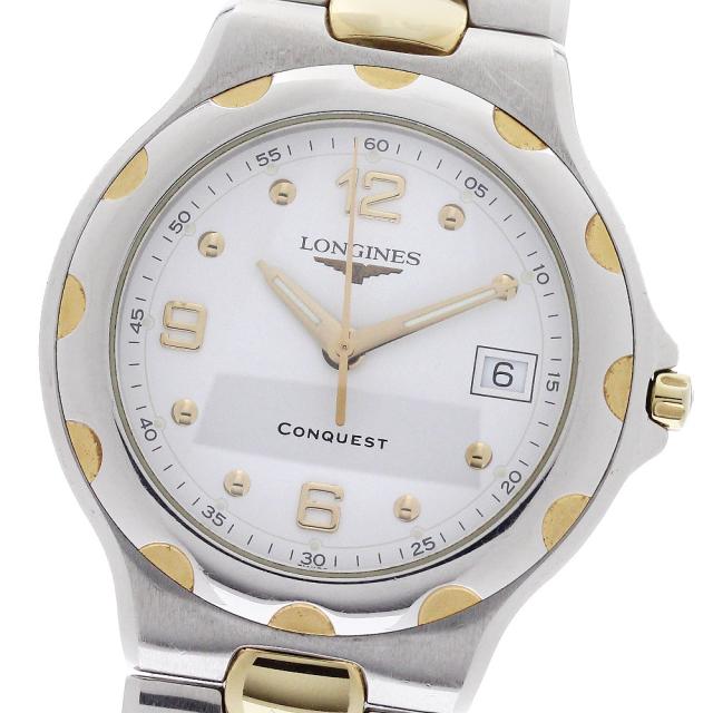 ロンジン LONGINES L1.631.3 コンクエスト デイト クォーツ メンズ _969928 28,457円