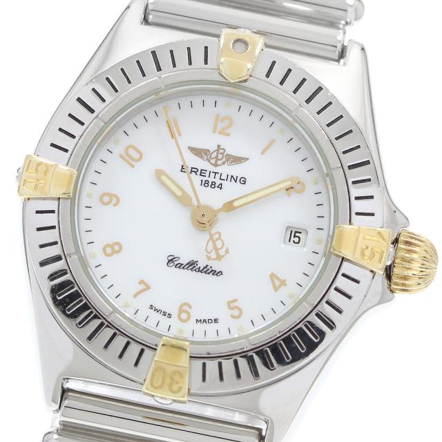 ブライトリング BREITLING B52044 カリスティーノ デイト クォーツ レディース _955252