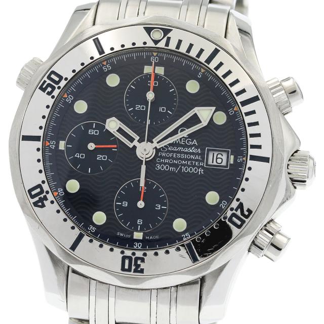 オメガ OMEGA 2598.80 シーマスター300 クロノグラフ デイト 自動巻き メンズ _956866 180,400円