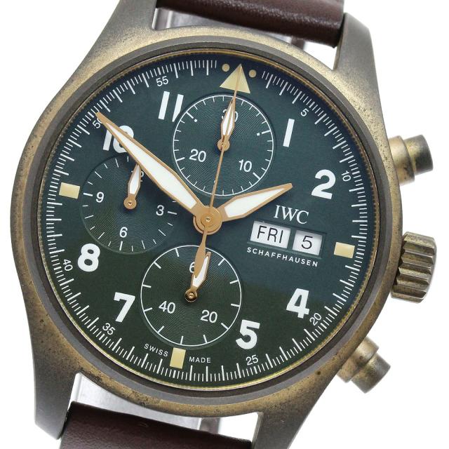 IWC IWC SCHAFFHAUSEN IW387902 パイロットウォッチ スピットファイア クロノグラフ 自動巻き メンズ 保証書付き_972758 310,860円