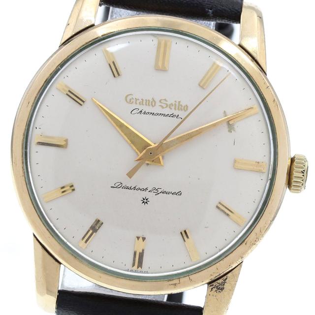 セイコー SEIKO J14070E GS グランドセイコー ファーストモデル Cal.3180 アップライト文字盤 手巻き メンズ _966227 218,900円