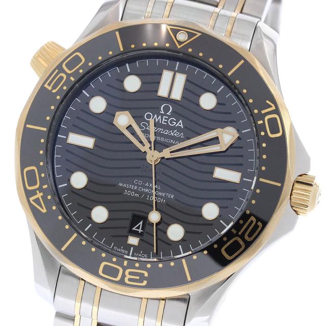 オメガ OMEGA 210.20.42.20.01.002 シーマスター ダイバー 300M コーアクシャル デイト 自動巻き メンズ 美品 保証書付き_973270 528,000円